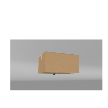 This image depicts how the final render of the box with the circuit inside would look. 