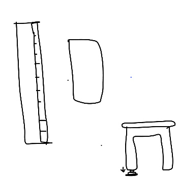 drawing depiction showuing how the circuit on the piano would work.