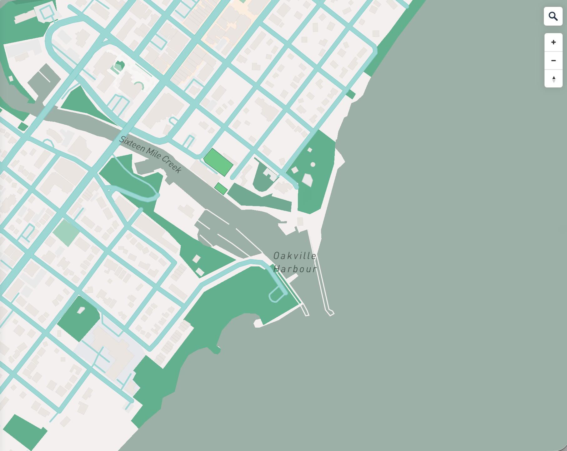 Map made in various greens